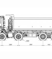 Самосвал КАМАЗ 65201 