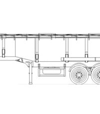 Полуприцеп для бензовоза 30 кубов